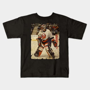 Roberto Luongo, 1999 in New York Islanders 1 Shuouts Kids T-Shirt